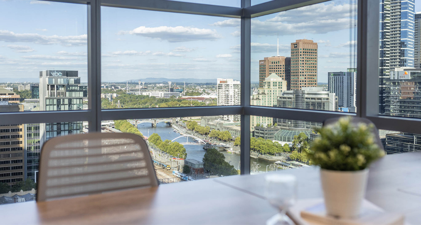 AU 15 William St Private Office with Yarra River View 1366x730